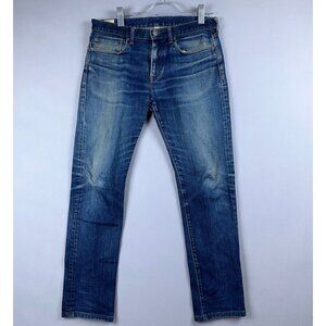 J Crew 484 Skinny Jeans Womens Size W31X32L Extra Narrow Leg Mid Rise Blue